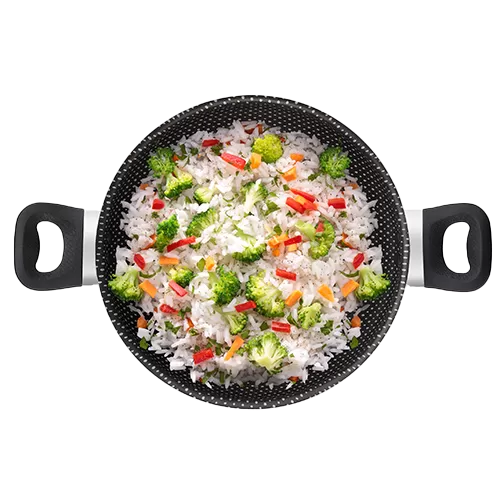 Simply Chef Kadai ( 20 cm +  Glass Lid)