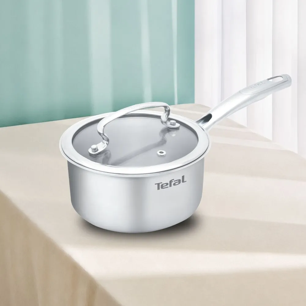 Intensium Tri-Ply Stainless Steel Saucepan 16 cm With Glass Lid