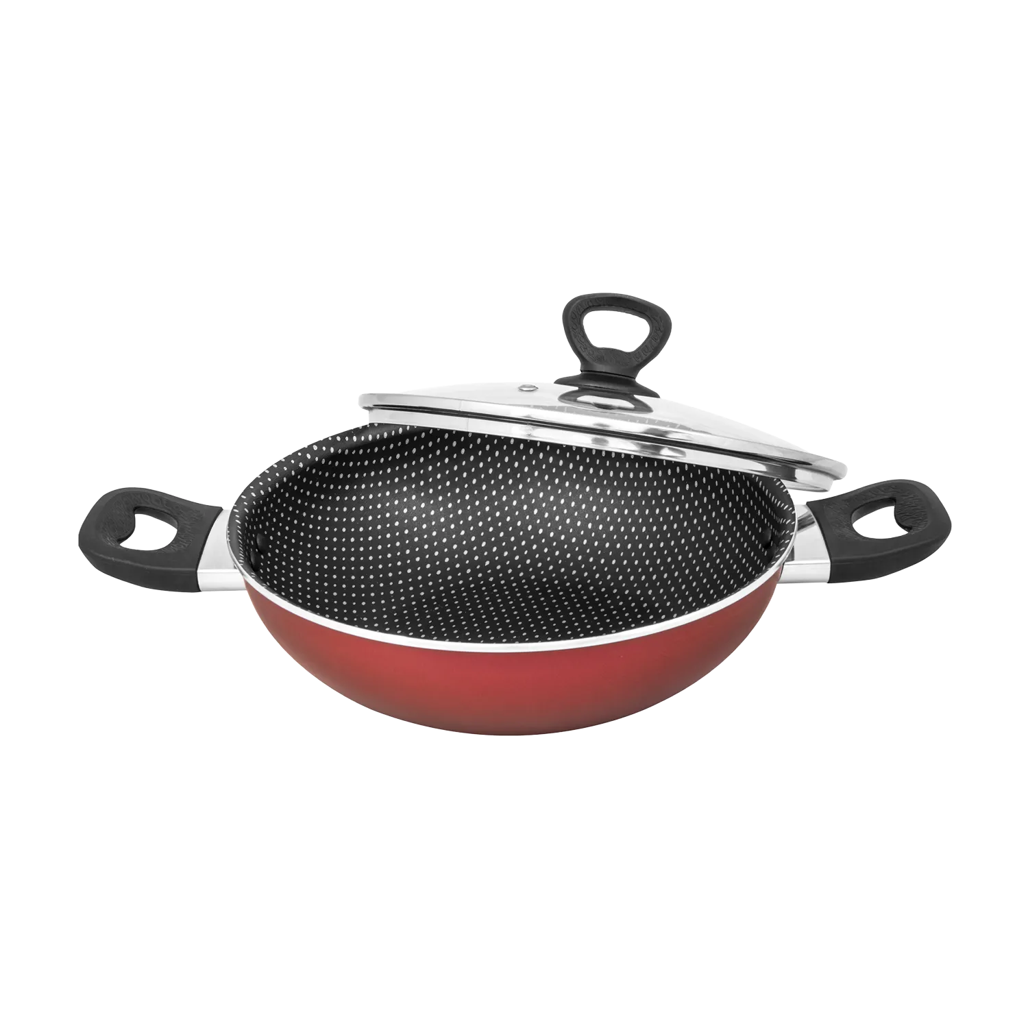 Simply Chef Kadai (28 cm + Glass Lid)