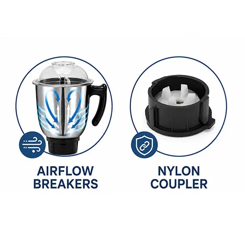 Airflow Breakers and Nylon Coupler