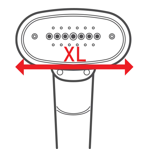 Extra Large Metal Steam Head