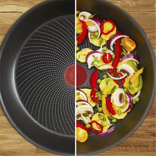 Cook & Savour Fry Pan (28 cm +   Glass Lid)