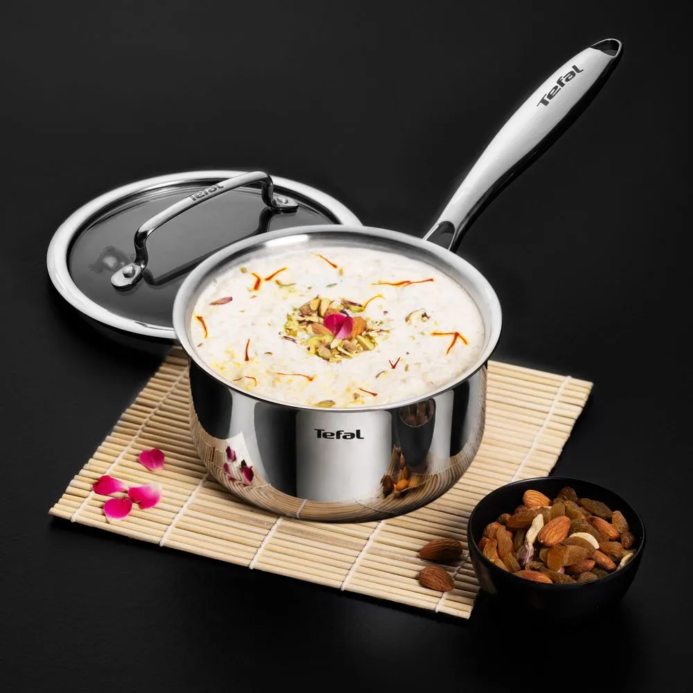 Intensium Tri-Ply Stainless Steel Saucepan 16 cm With Glass Lid